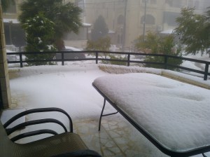 So sah es heute Morgen um 8 aus