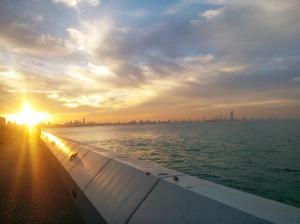 Die Skyline von Kuwait City