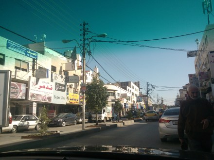 Stadtauswaerts ist es ruhiger