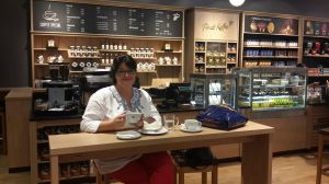 Hier gibt es auch leckeren Kaffee und Kuchen