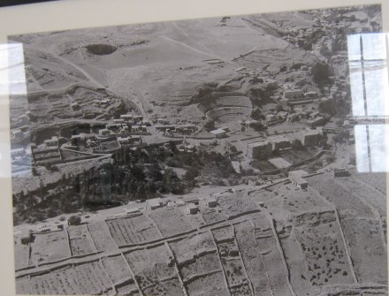 Ariel View of Roman Theatre, Hotel Philadelpia and fields